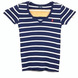 Ralph Lauren Sport Striped V-Neck T-Shirt